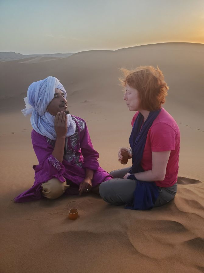 Delphine et Saïd trek Maroc